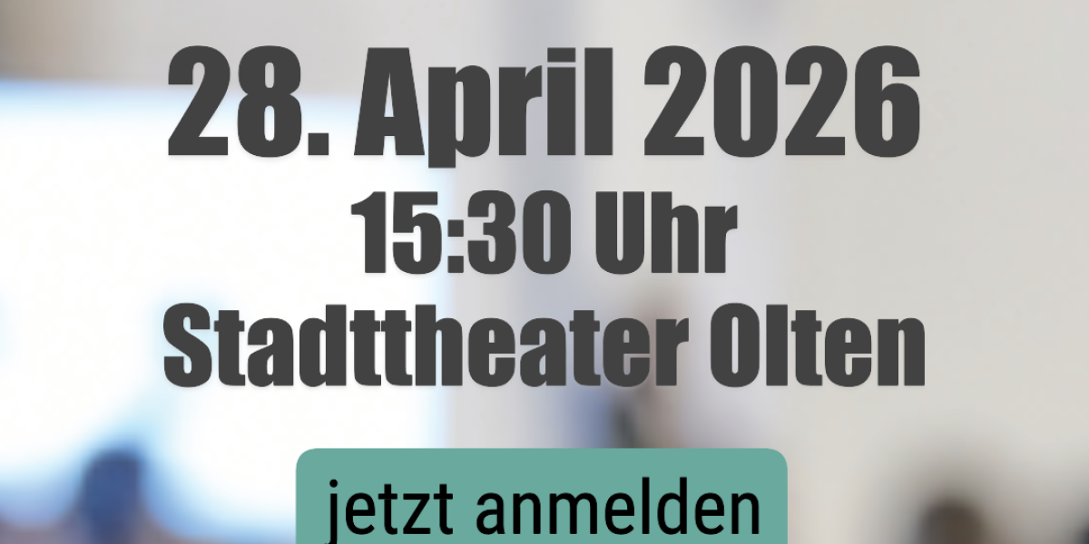 Wirtschaftsforum Olten 28. April 2026
